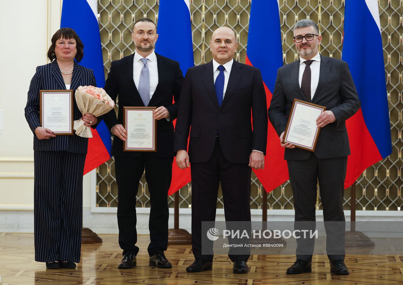 Премьер-министр РФ Михаил Мишустин вручил премии правительства в области СМИ за 2024 год