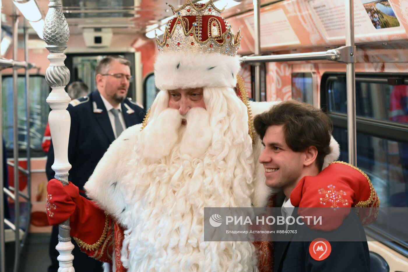 Запуск тематического поезда метро, посвященного Вологодской области 