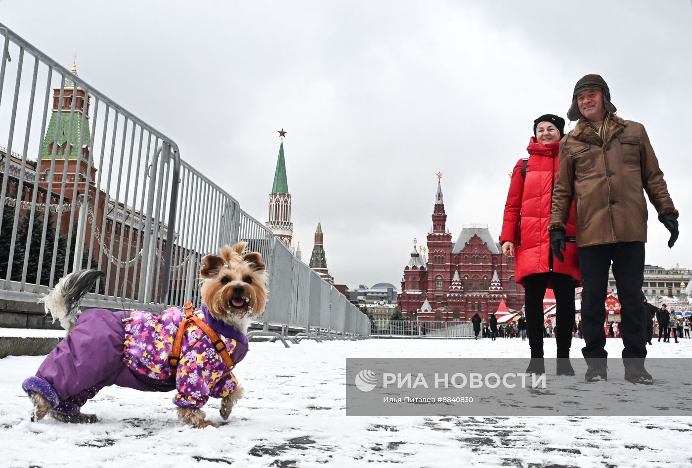 Снег в Москве