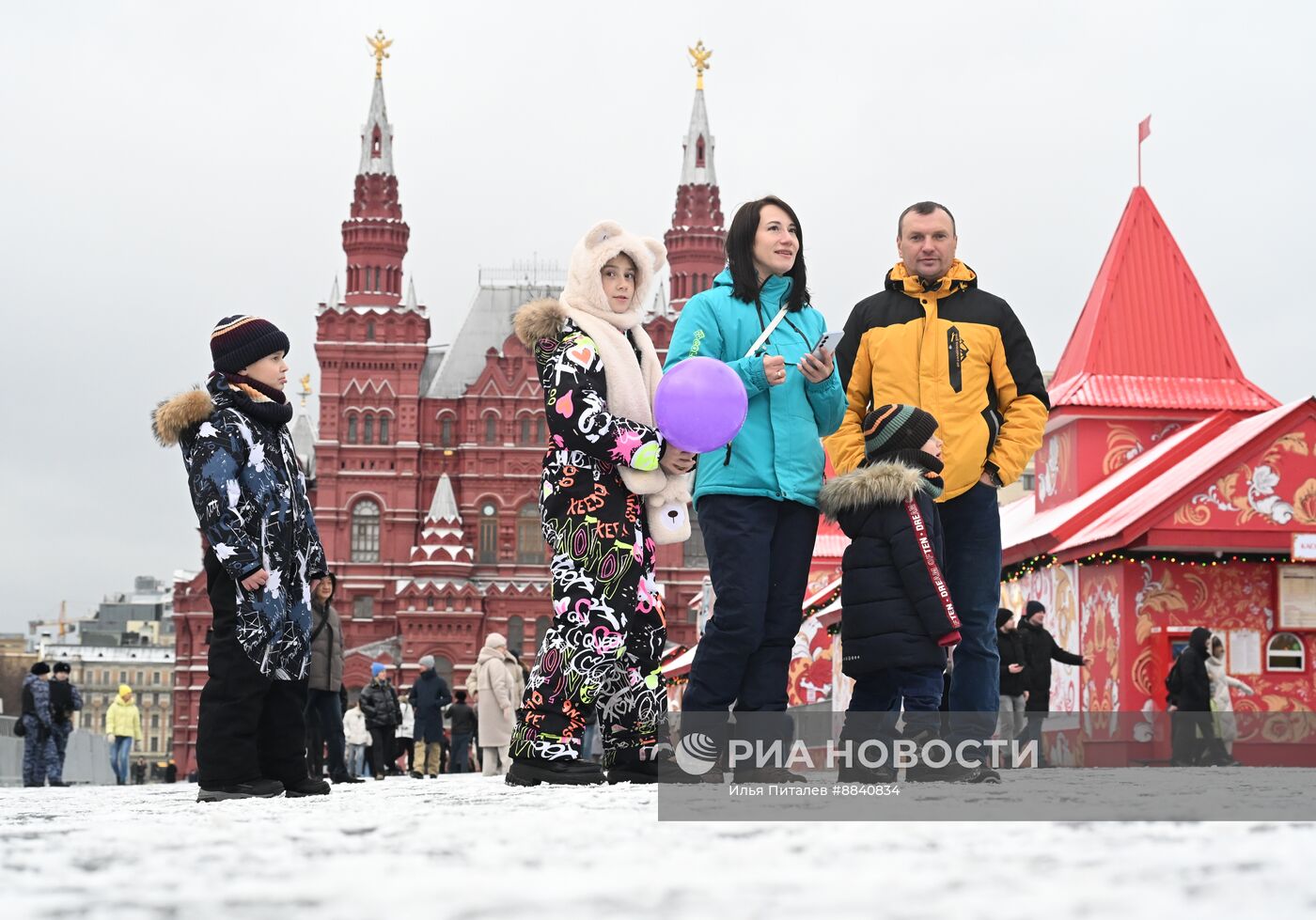 Снег в Москве