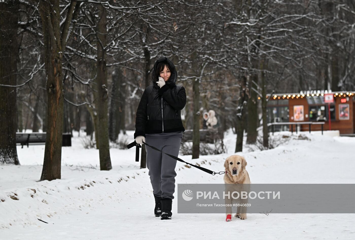 Снег в Москве