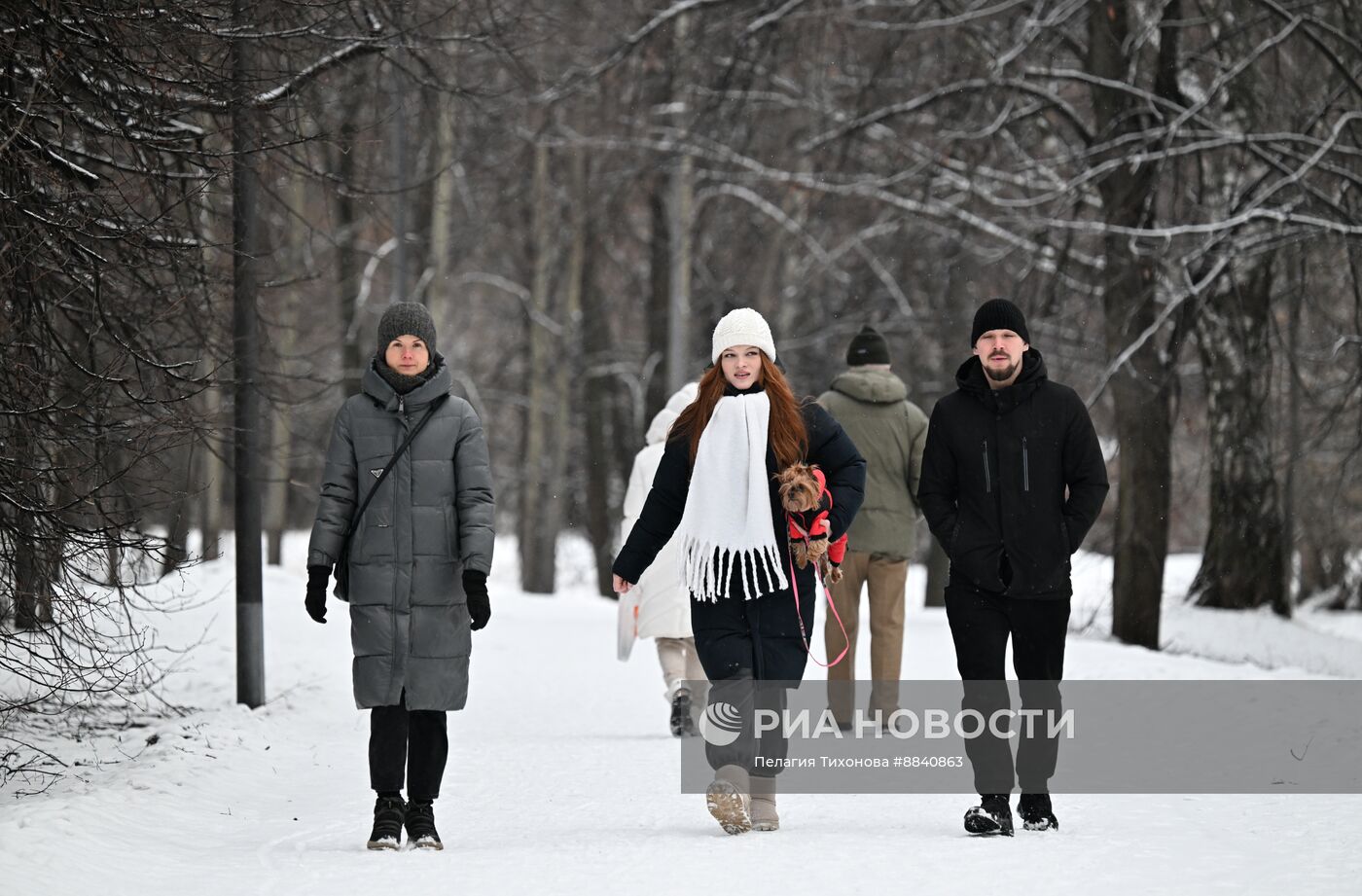 Снег в Москве