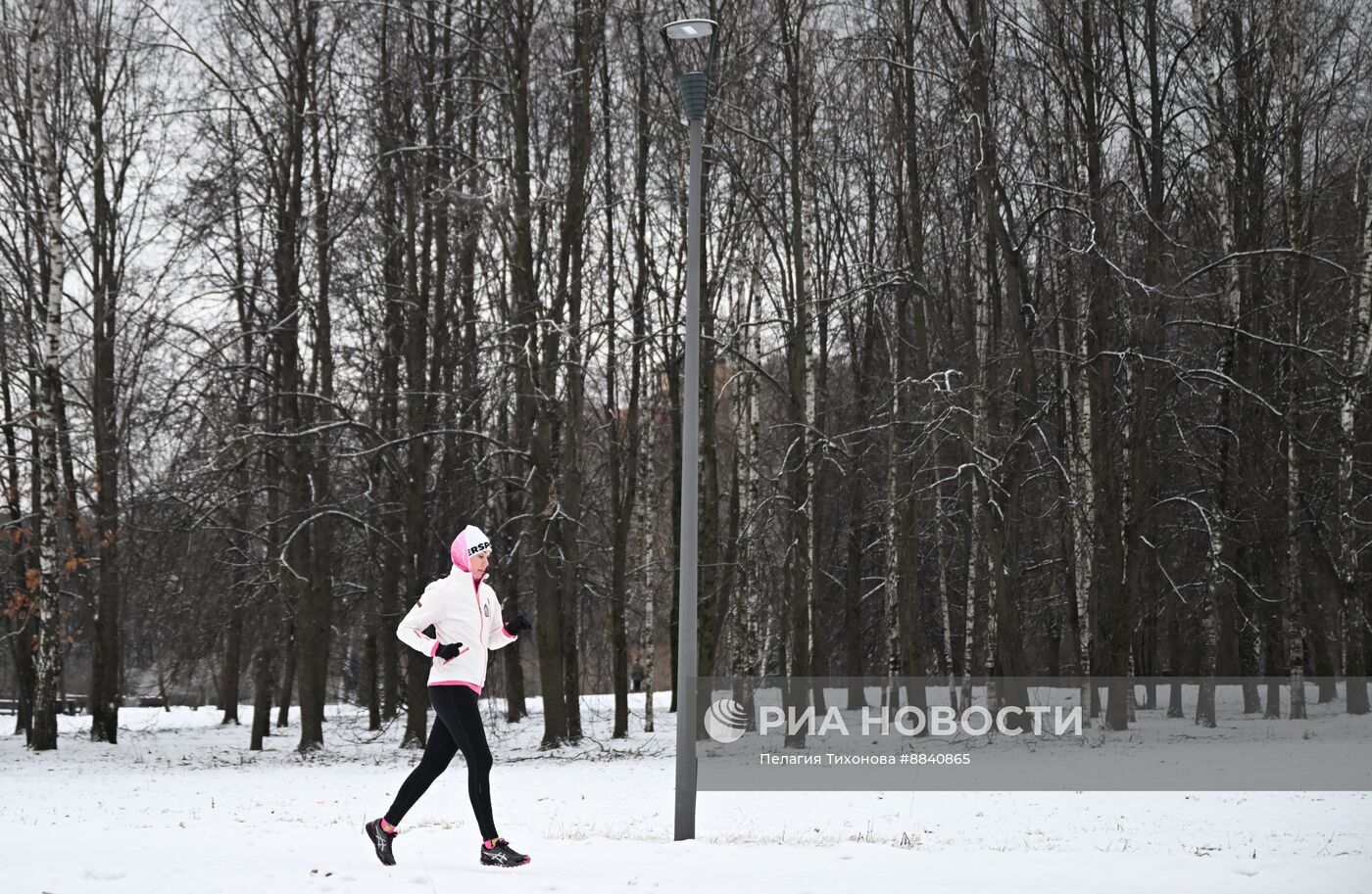 Снег в Москве