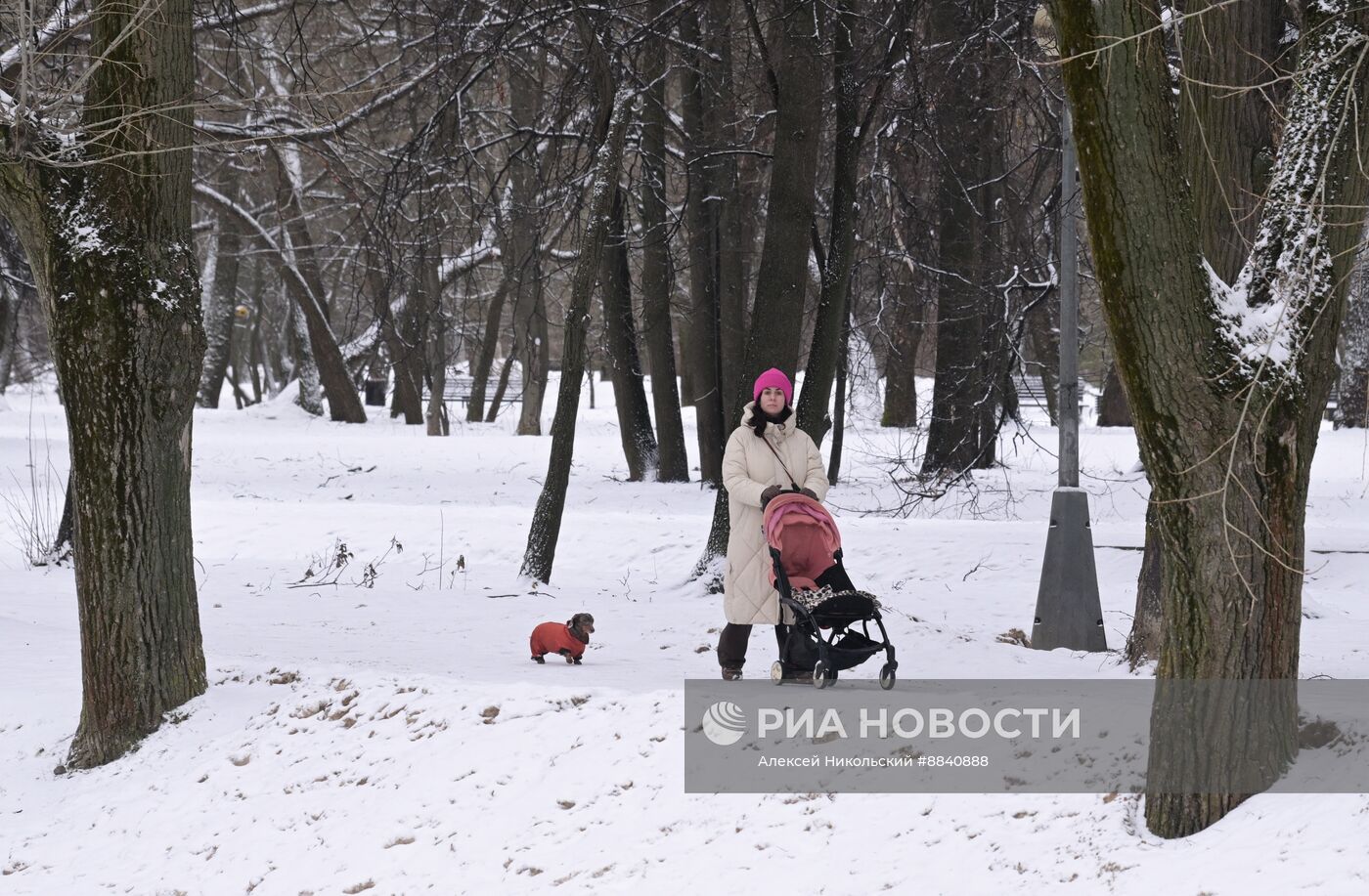 Снег в Москве