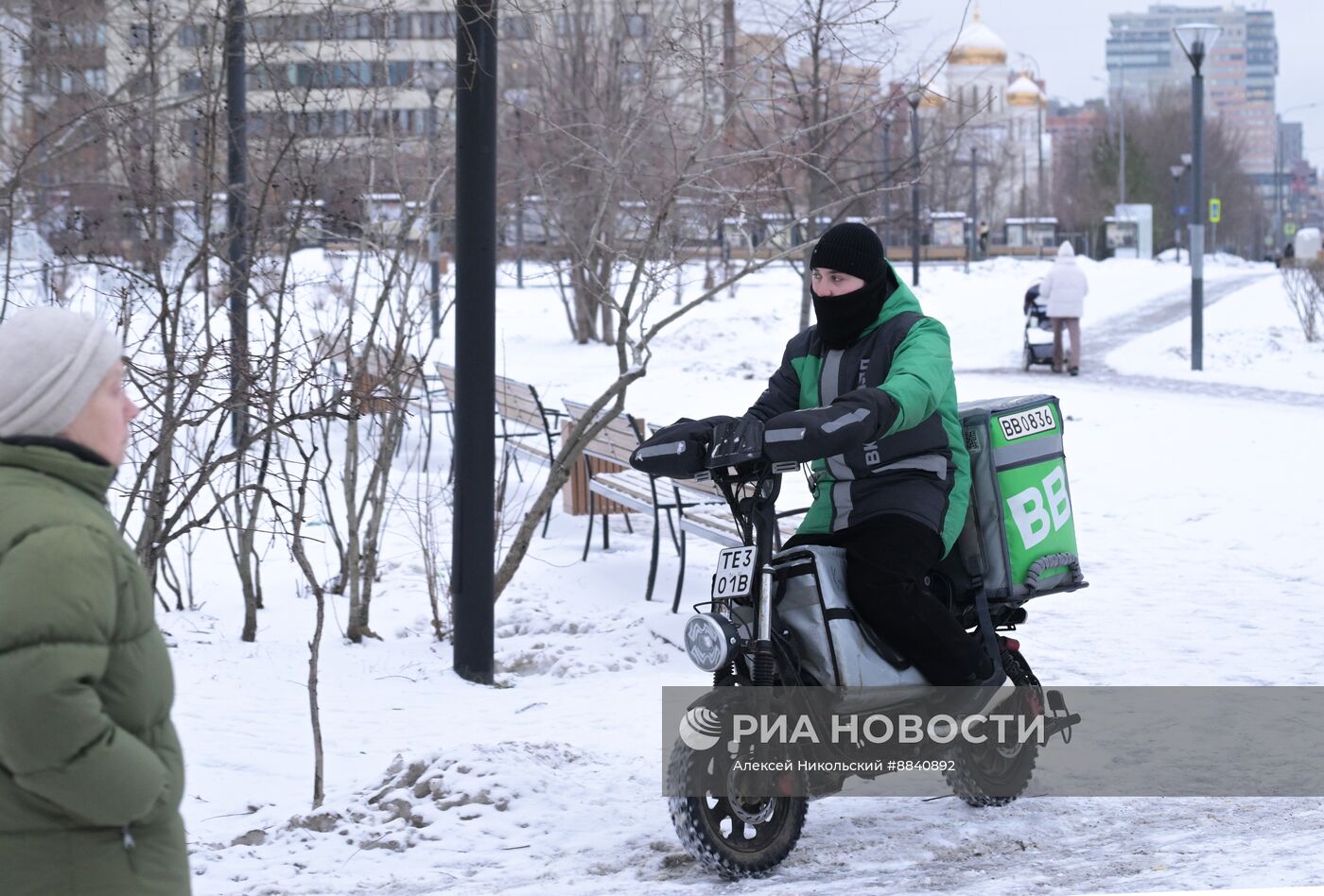 Снег в Москве