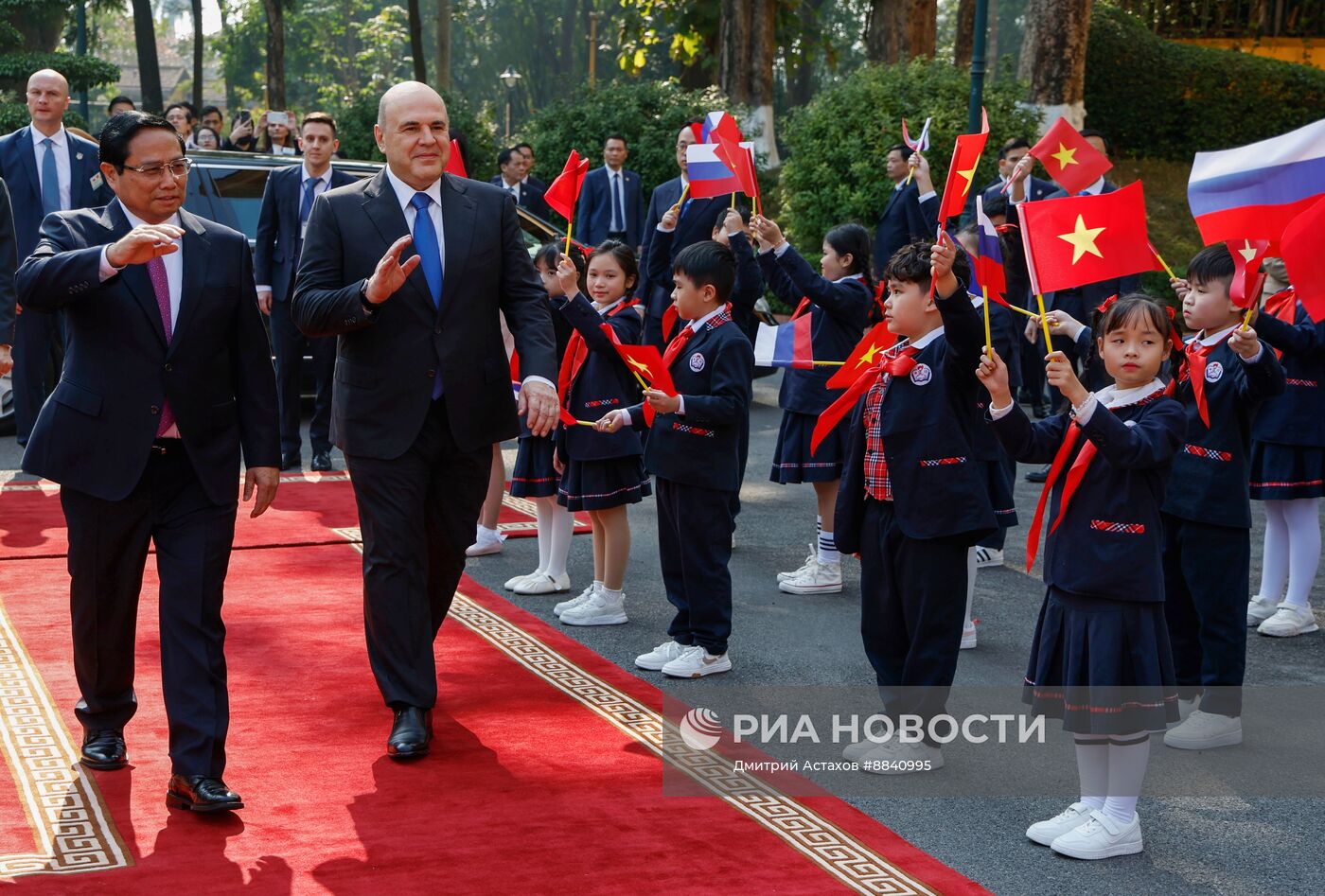 Официальный визит премьер-министра РФ Михаила Мишустина во Вьетнам