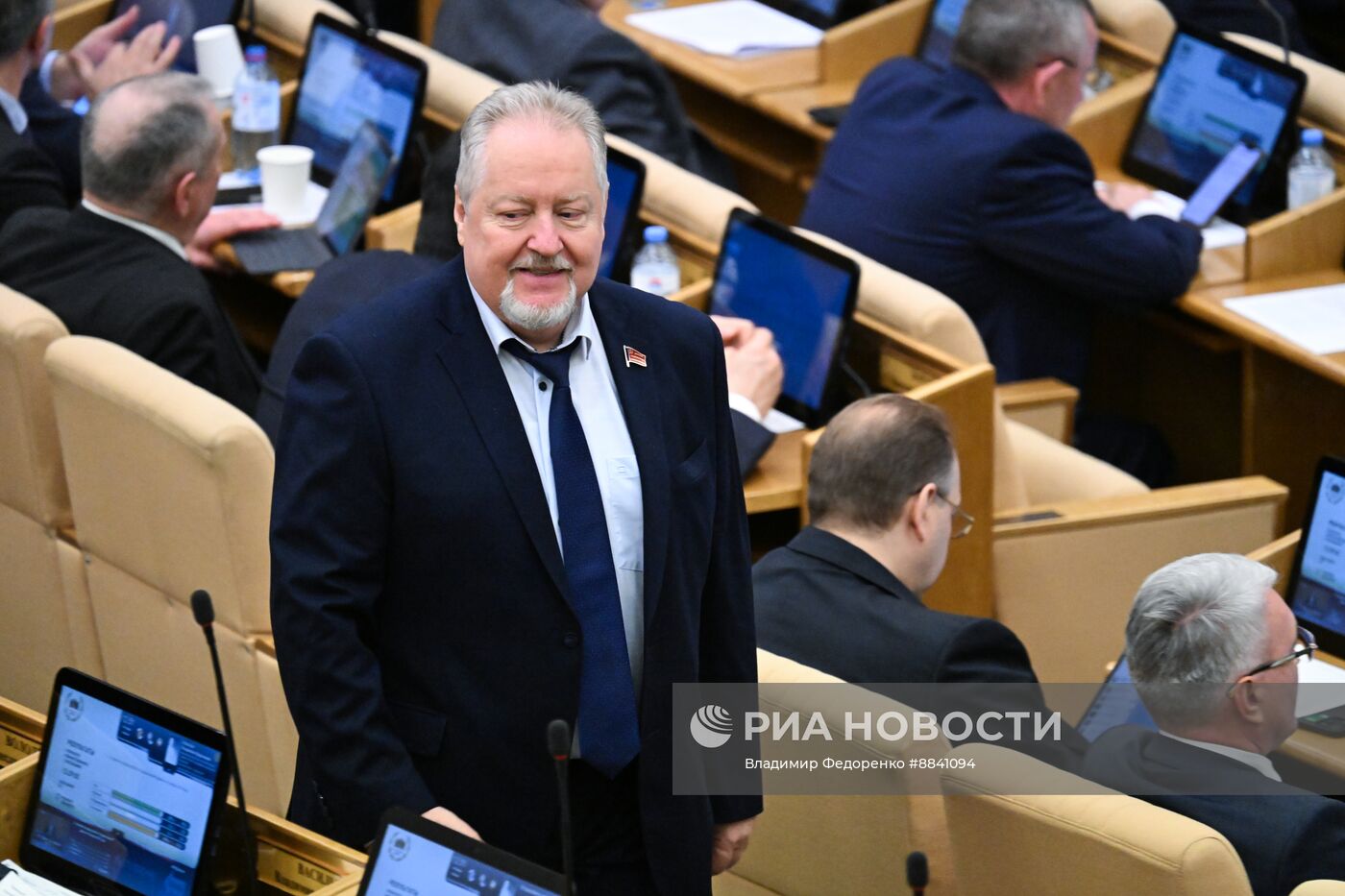 Первое пленарное заседание весенней сессии Госдумы РФ