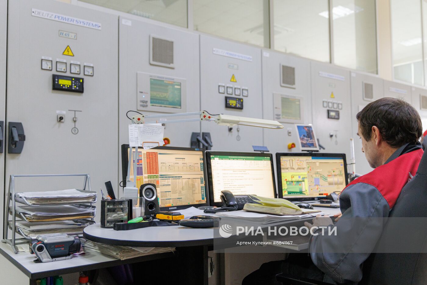 Работа электростанции "Тиротекс-энерго" в Приднестровье