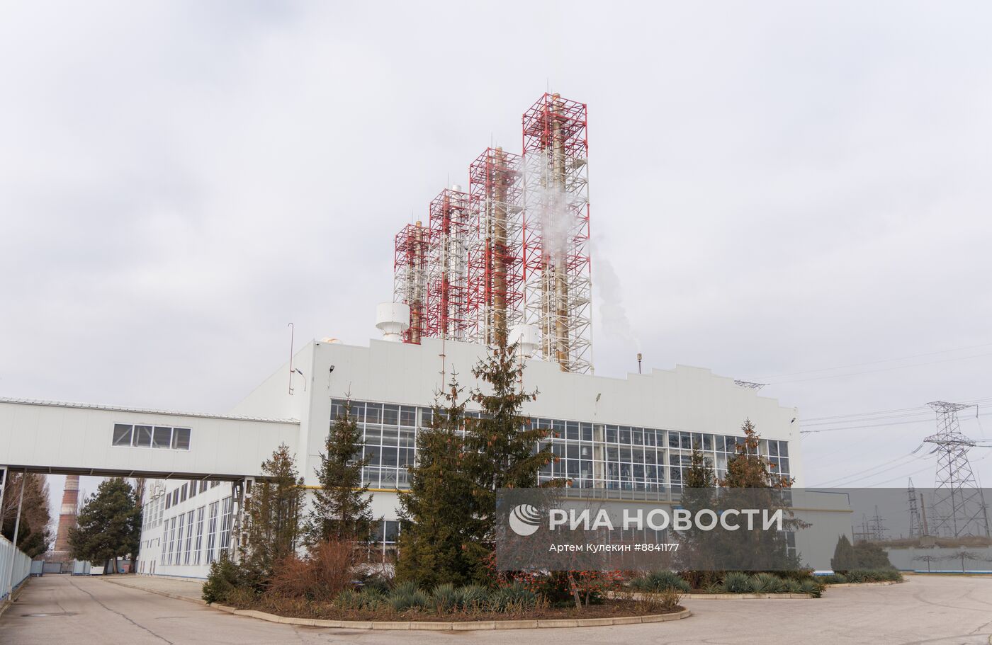 Работа электростанции "Тиротекс-энерго" в Приднестровье