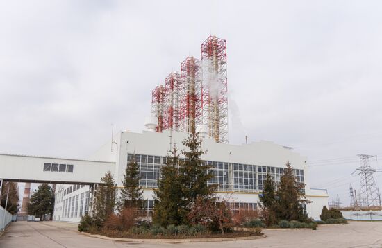 Работа электростанции "Тиротекс-энерго" в Приднестровье