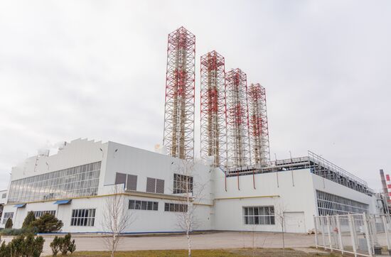 Работа электростанции "Тиротекс-энерго" в Приднестровье