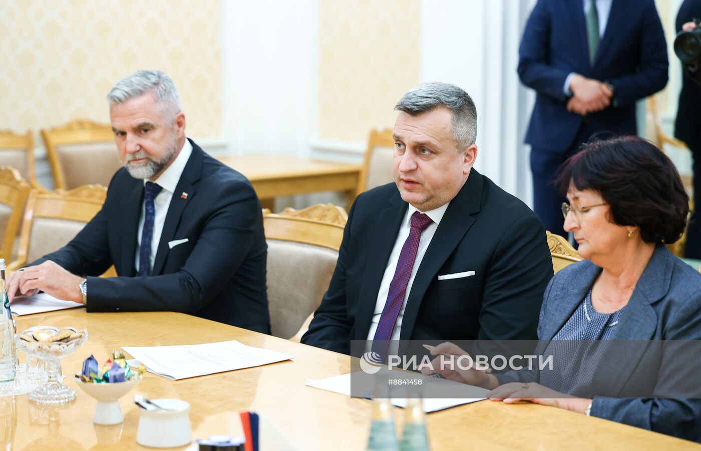 Встреча главы МИД РФ С. Лаврова и зампредседателя Национального совета Словакии А. Данко