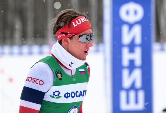 Лыжные гонки. Кубок России. Свободный стиль. Мужчины. 15 км