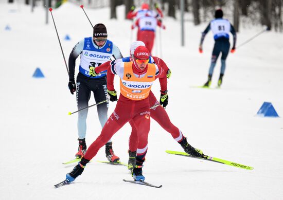 Лыжные гонки. Кубок России. Свободный стиль. Мужчины. 15 км
