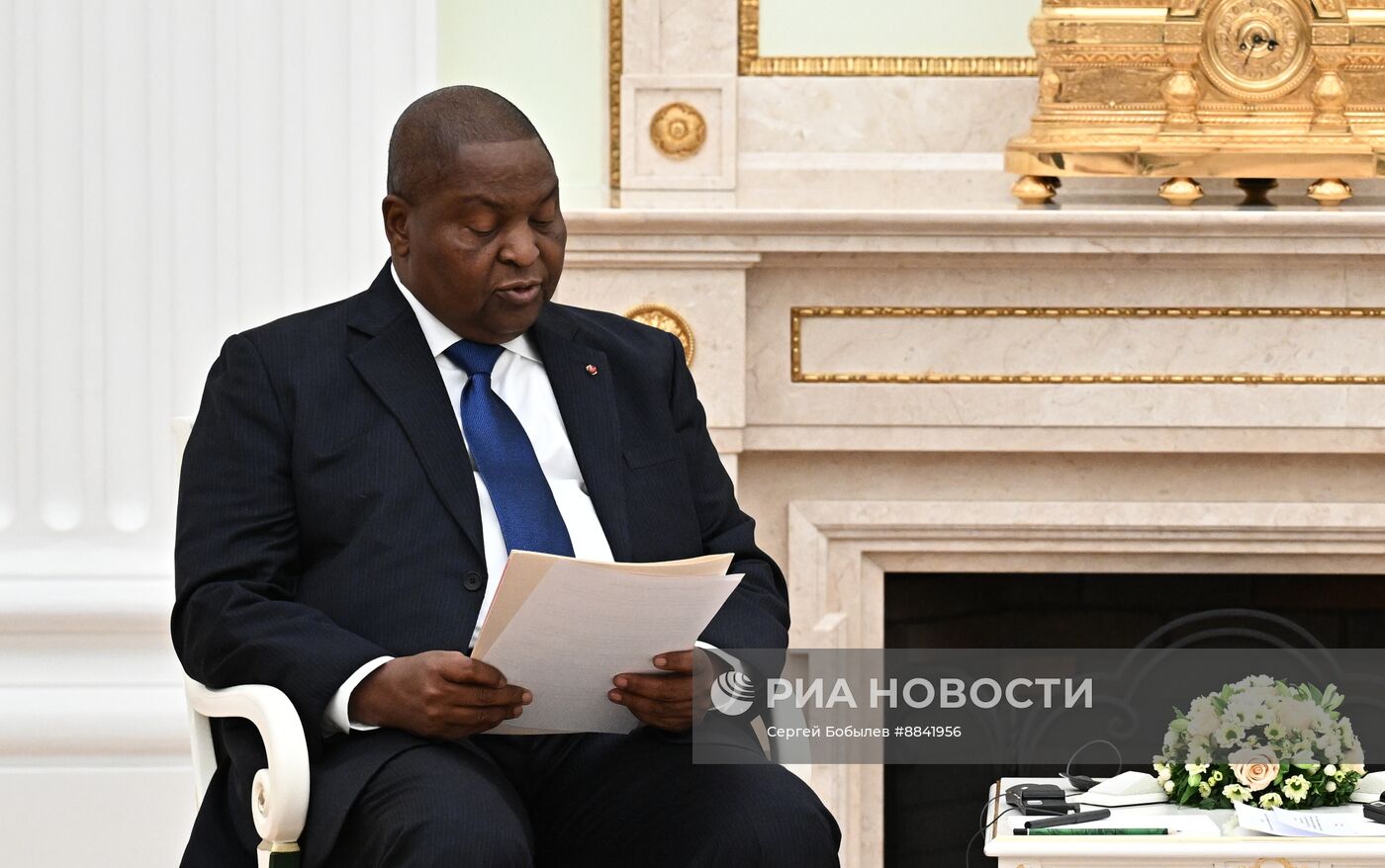 Встреча президента Владимира Путина с президентом ЦАР Ф. А. Туадерой