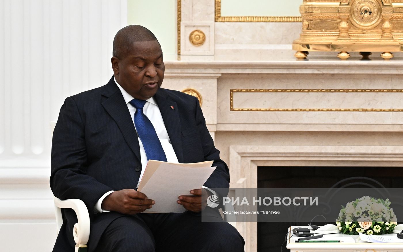 Встреча президента Владимира Путина с президентом ЦАР Ф. А. Туадерой