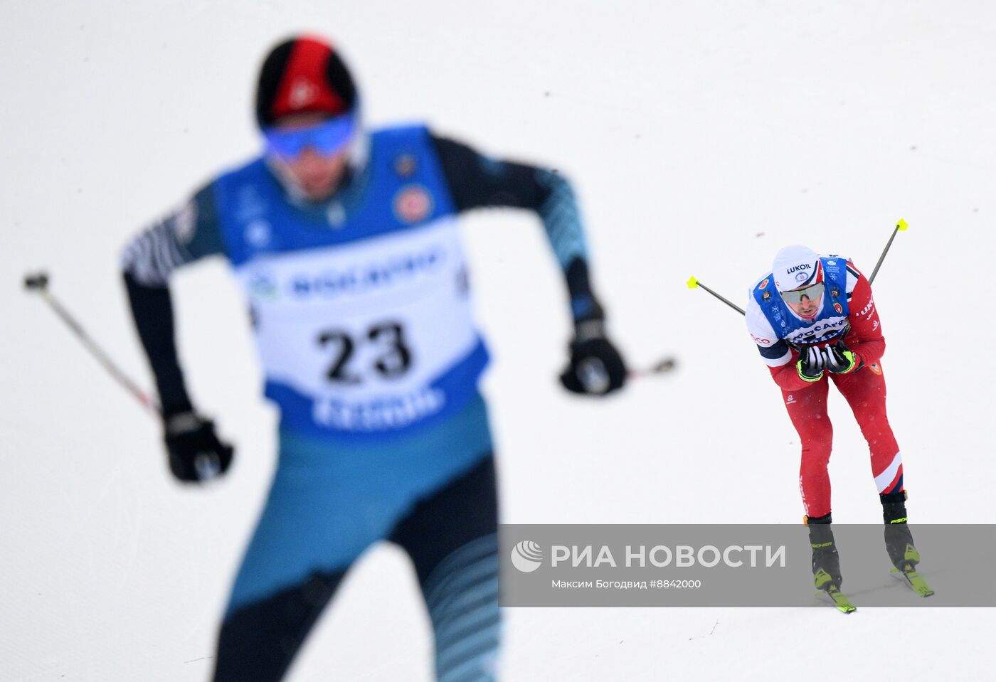 Лыжные гонки. Кубок России. Свободный стиль. Мужчины. 15 км