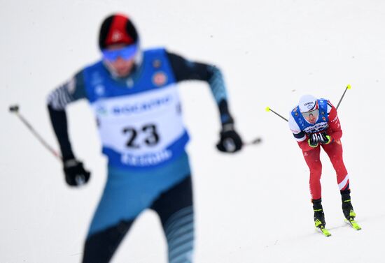 Лыжные гонки. Кубок России. Свободный стиль. Мужчины. 15 км