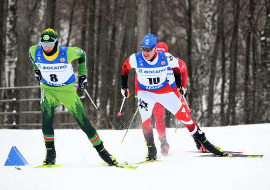 Лыжные гонки. Кубок России. Свободный стиль. Мужчины. 15 км