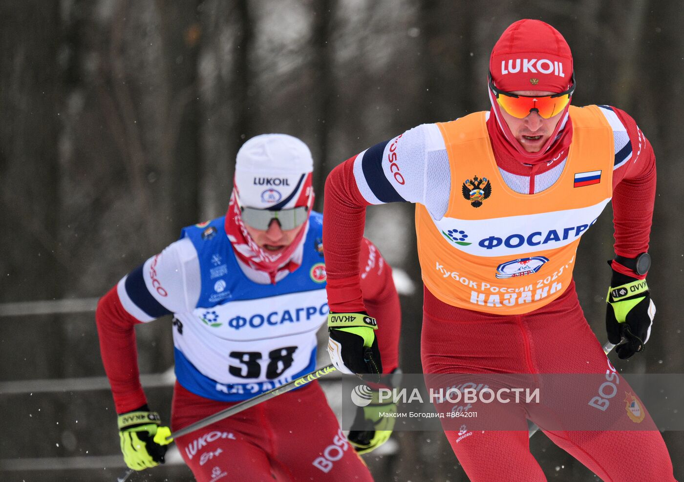 Лыжные гонки. Кубок России. Свободный стиль. Мужчины. 15 км