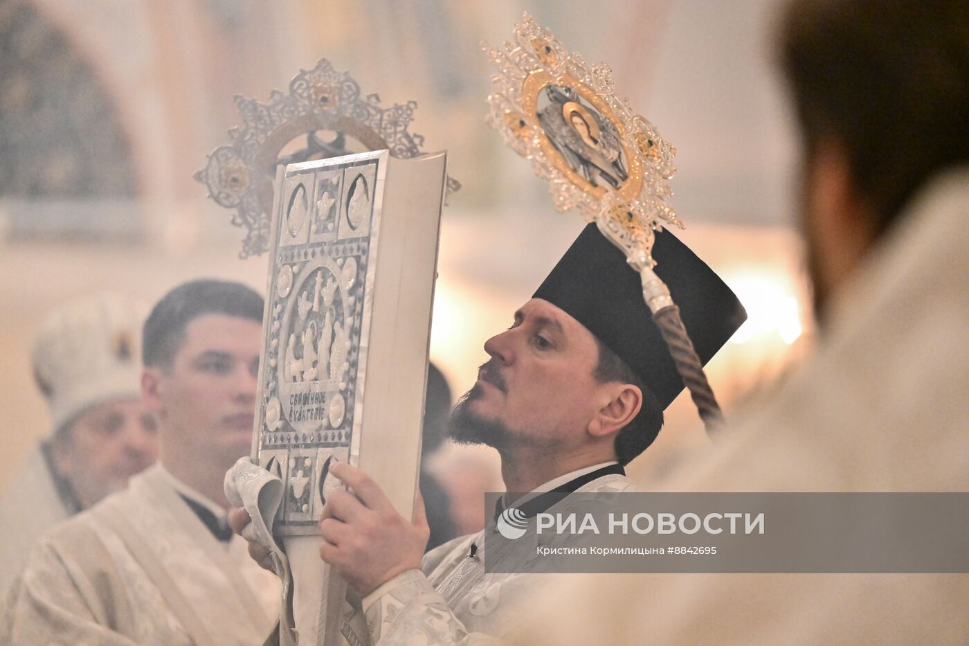 Патриаршее служение в канун праздника Крещения