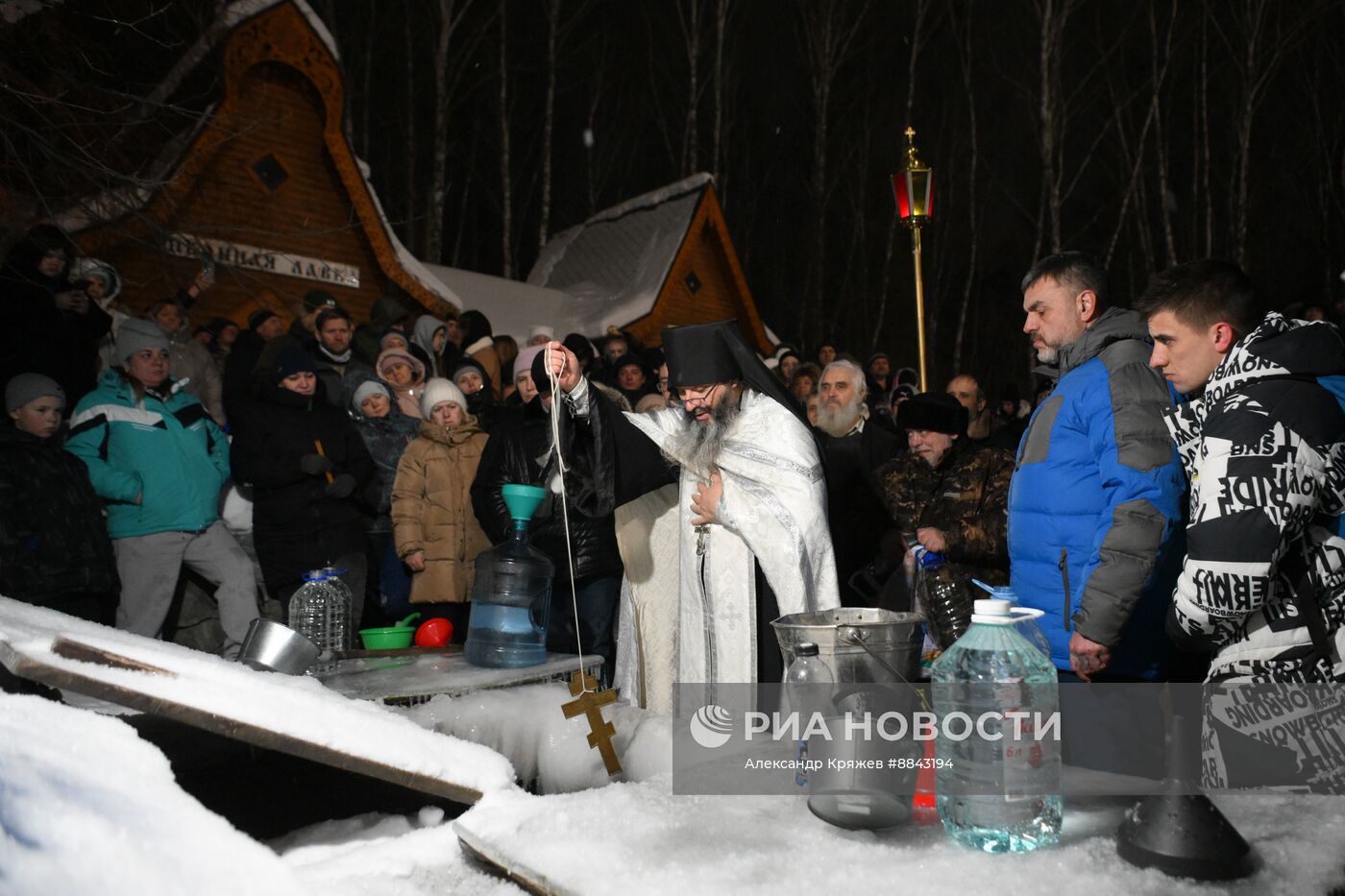 Празднование Крещения в России