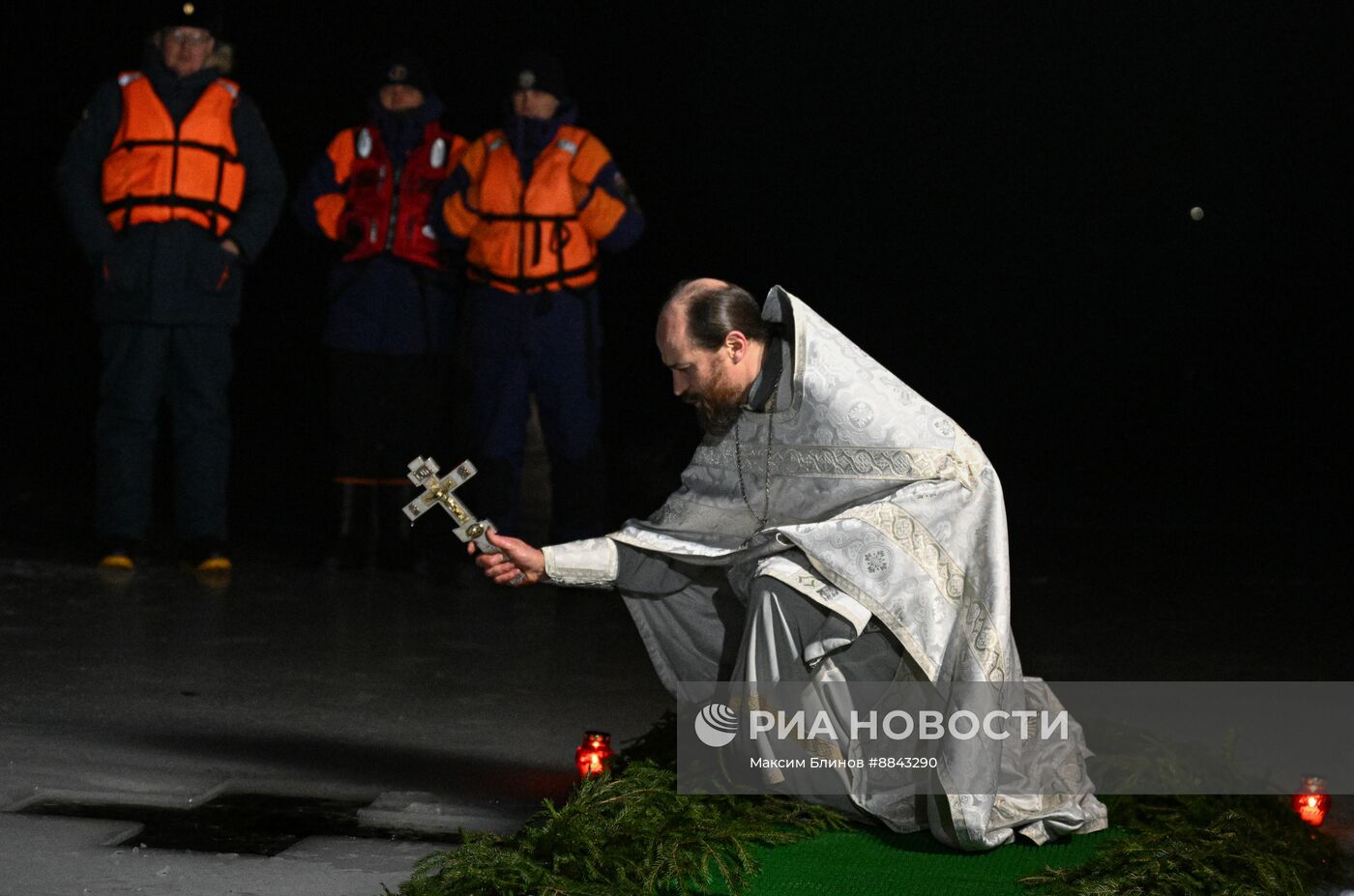 Празднование Крещения в России