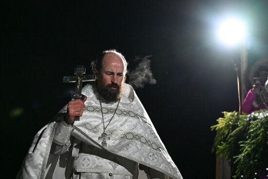 Празднование Крещения в России