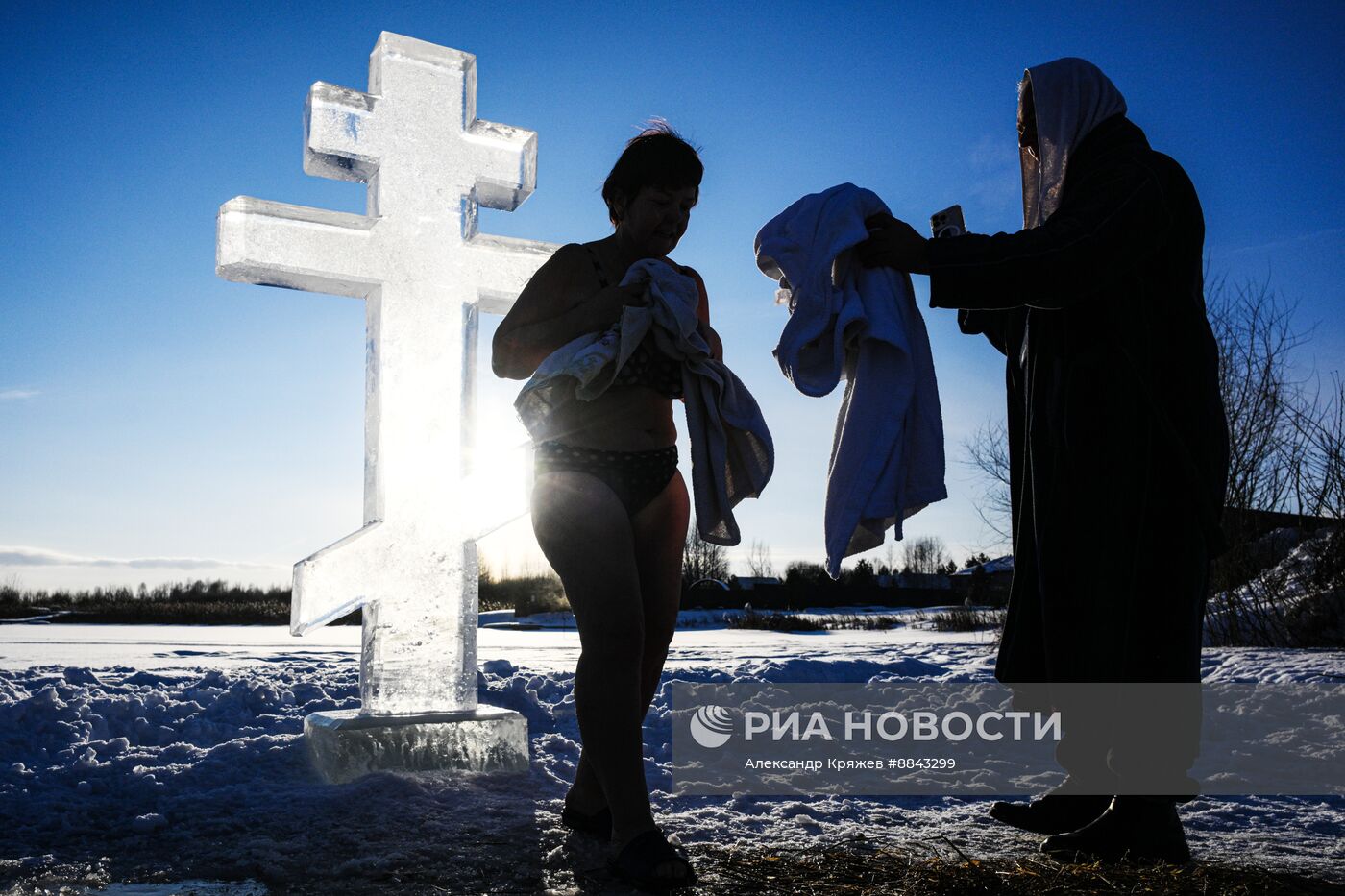 Празднование Крещения в России