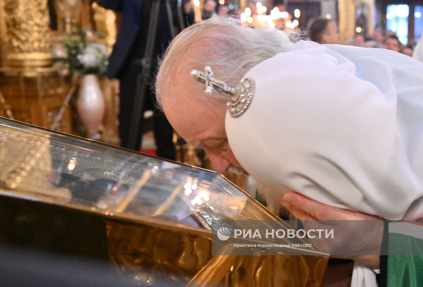 Патриаршее служение и чин освящения воды в праздник Крещения