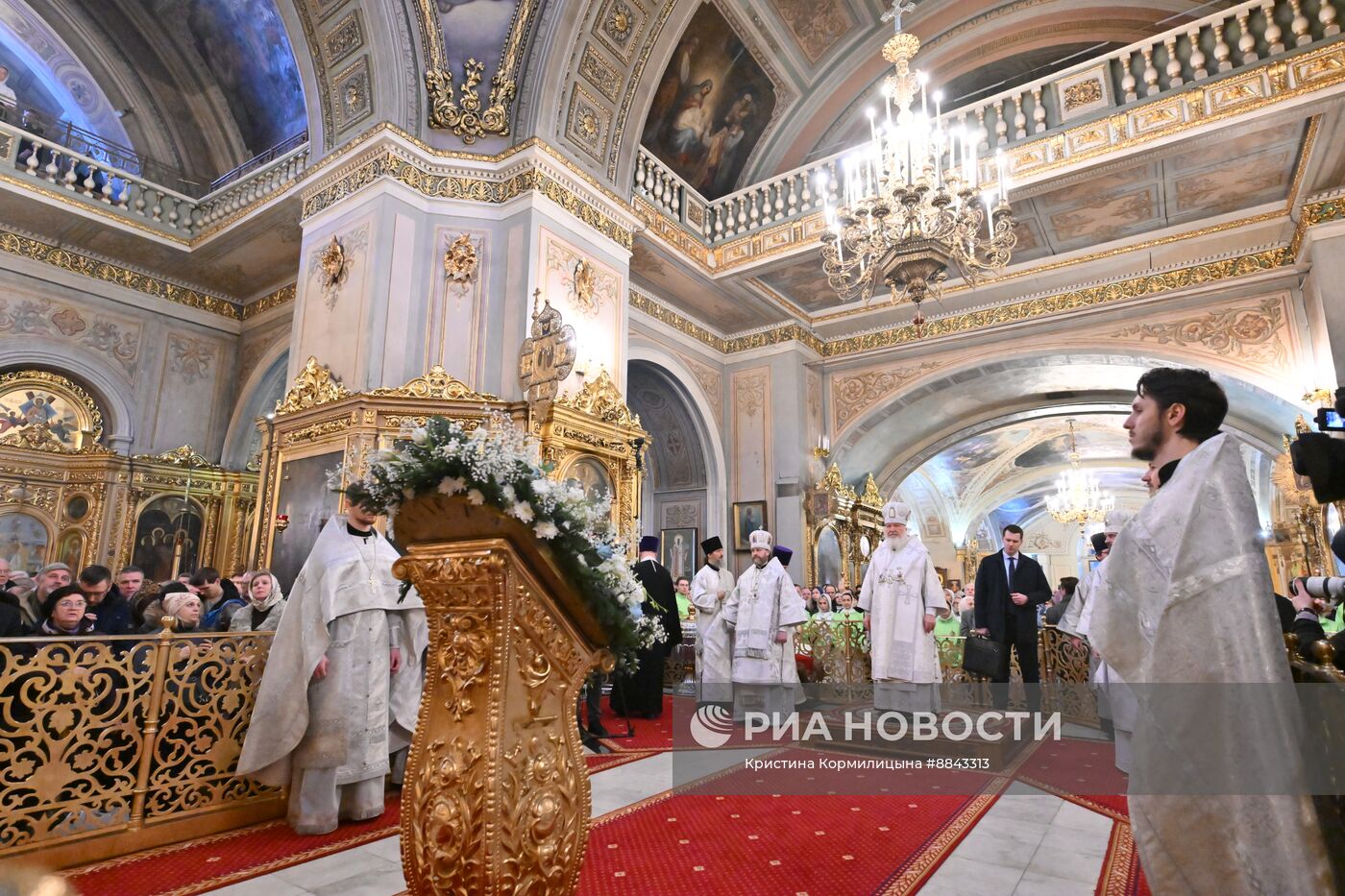 Патриаршее служение и чин освящения воды в праздник Крещения