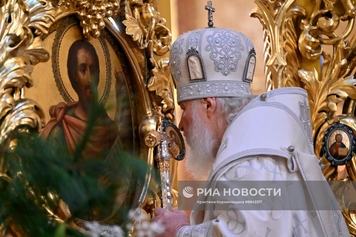 Патриаршее служение и чин освящения воды в праздник Крещения