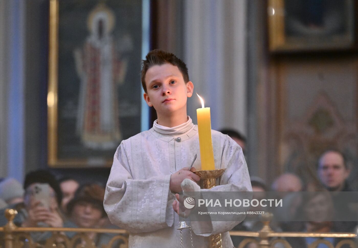 Патриаршее служение и чин освящения воды в праздник Крещения