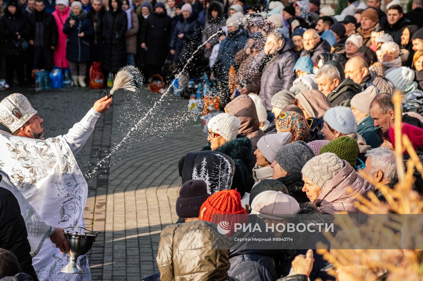 Празднование Крещения в России