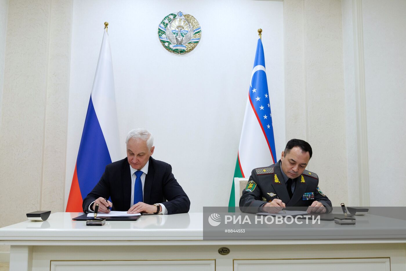 Визит министра обороны РФ А. Белоусова в Узбекистан