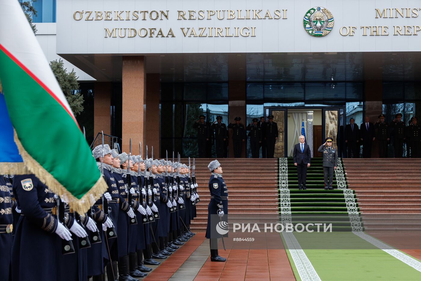 Визит министра обороны РФ А. Белоусова в Узбекистан