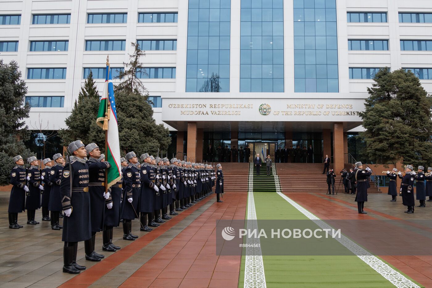 Визит министра обороны РФ А. Белоусова в Узбекистан