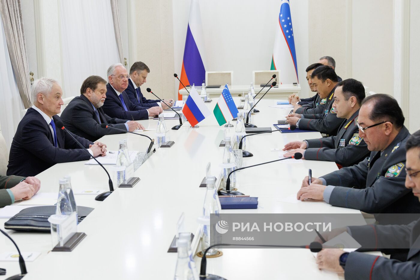 Визит министра обороны РФ А. Белоусова в Узбекистан