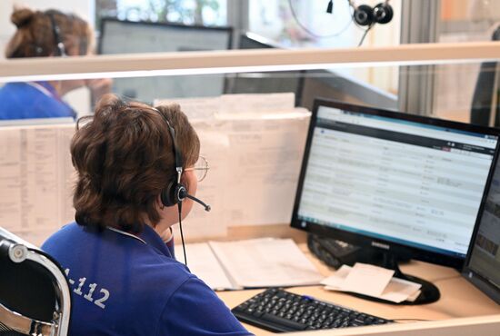 Работа центра обработки экстренных вызовов 112