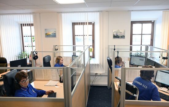 Работа центра обработки экстренных вызовов 112