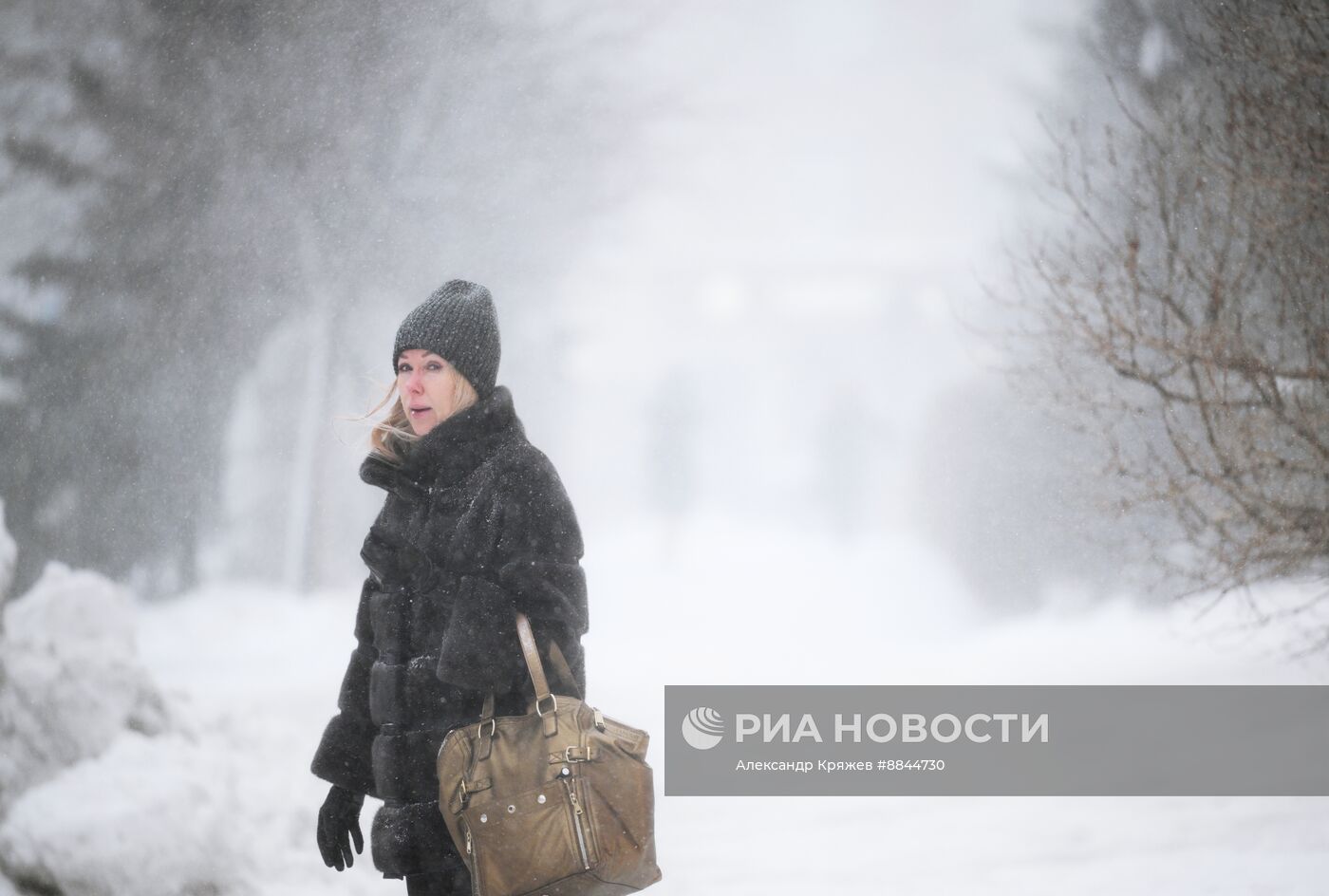 Метель в Новосибирске