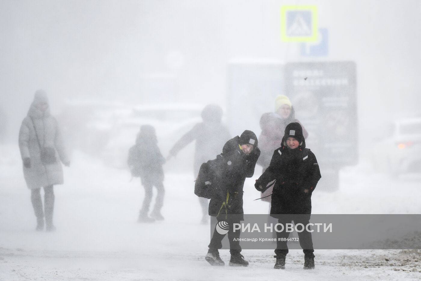 Метель в Новосибирске