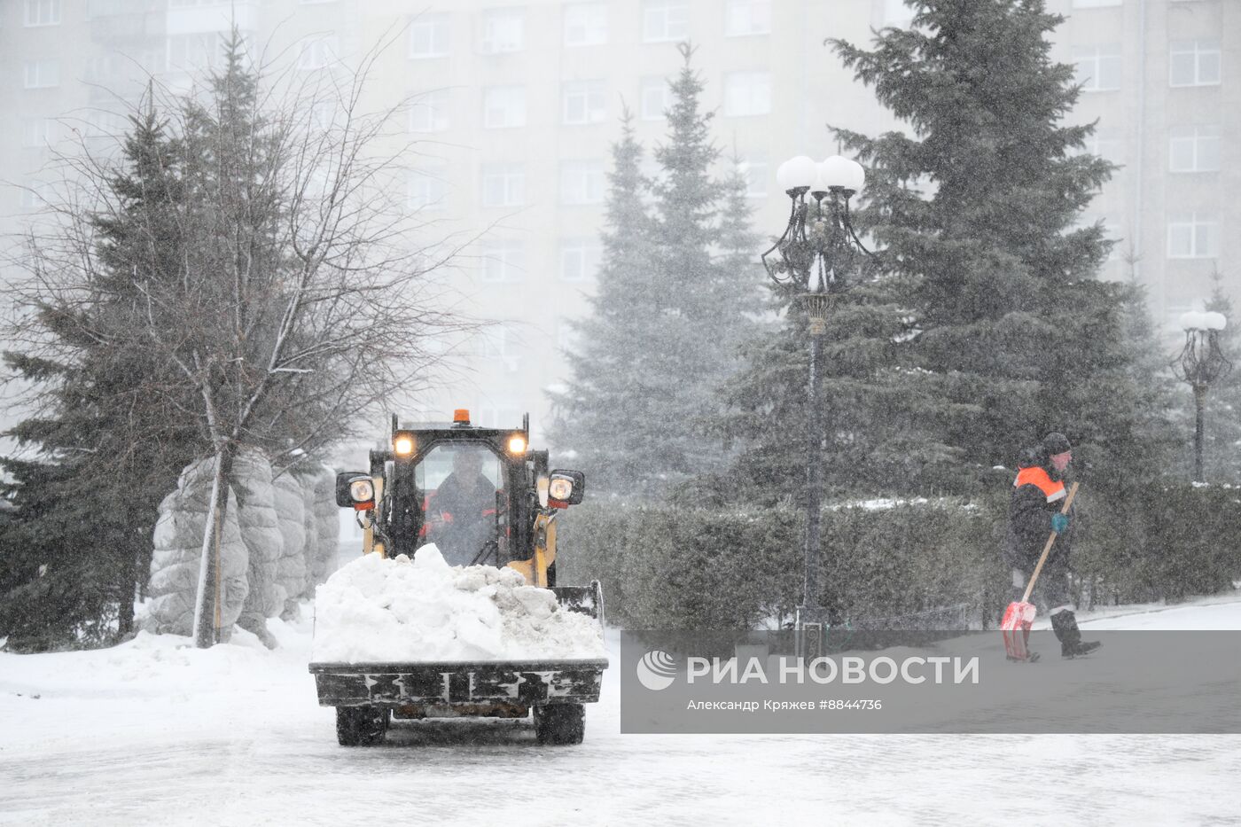 Метель в Новосибирске