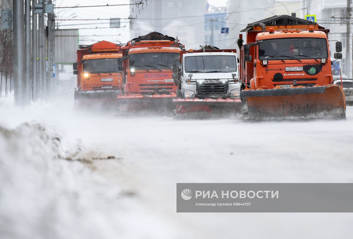 Метель в Новосибирске