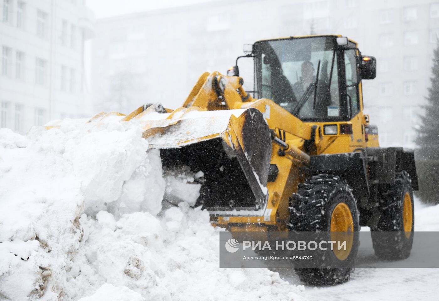 Метель в Новосибирске