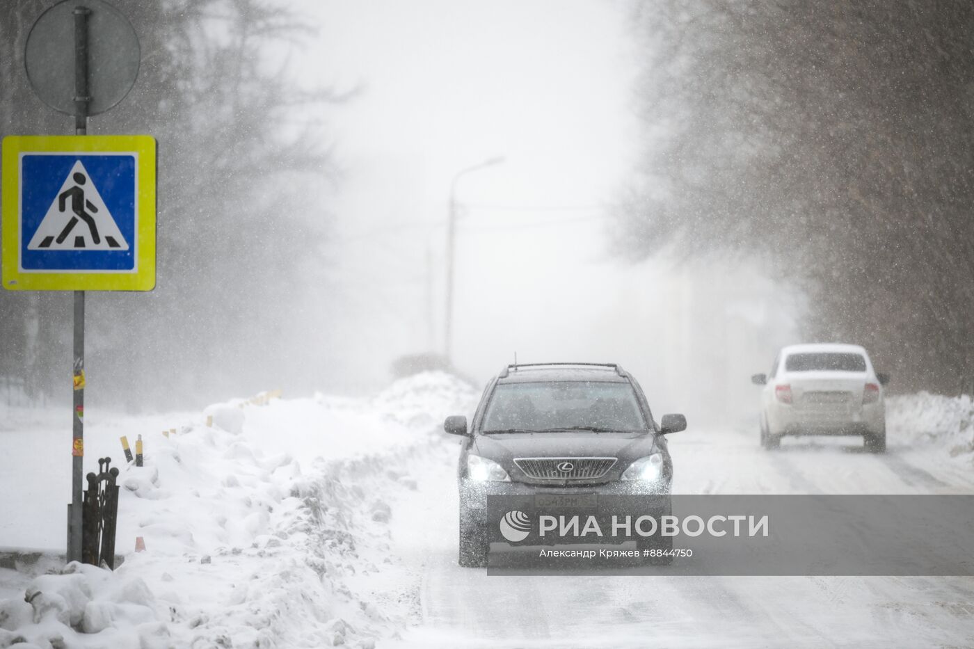 Метель в Новосибирске