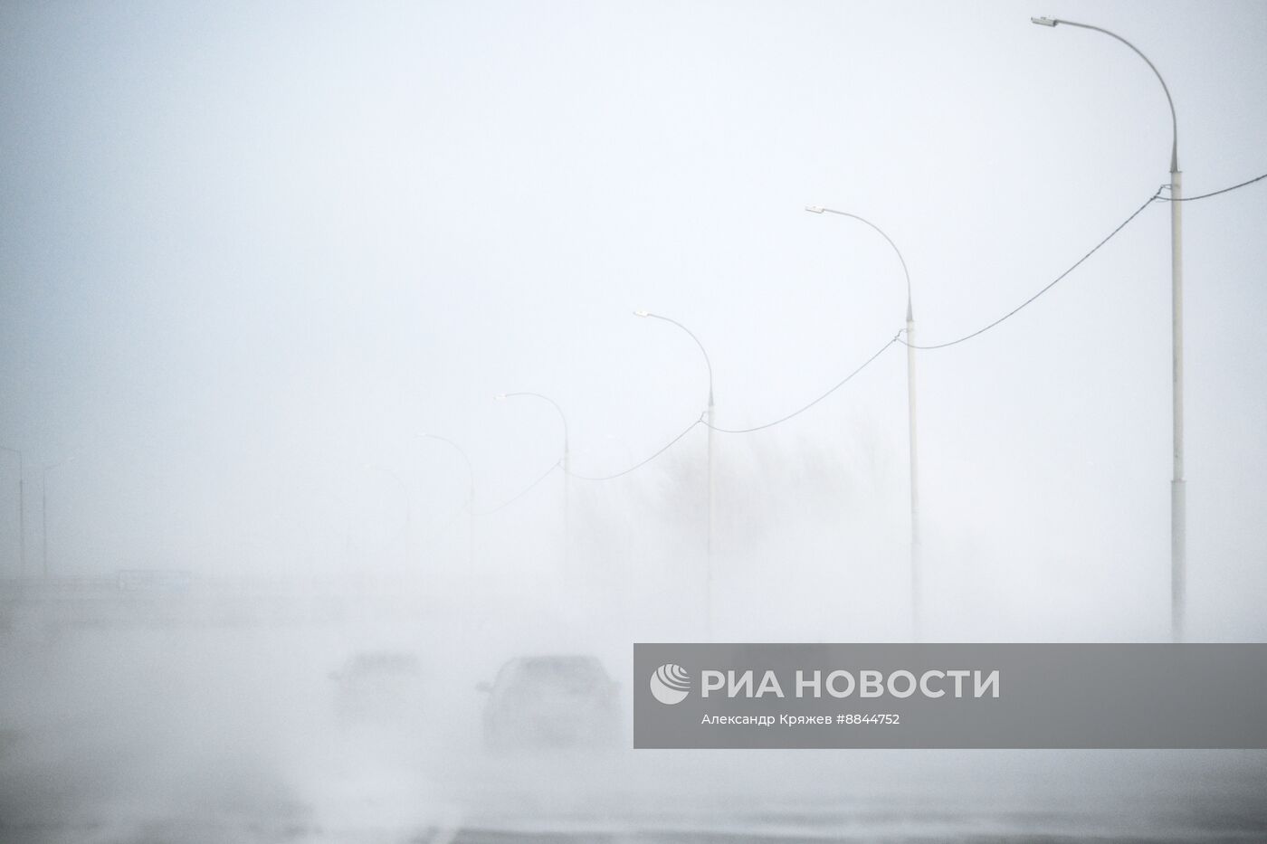 Метель в Новосибирске