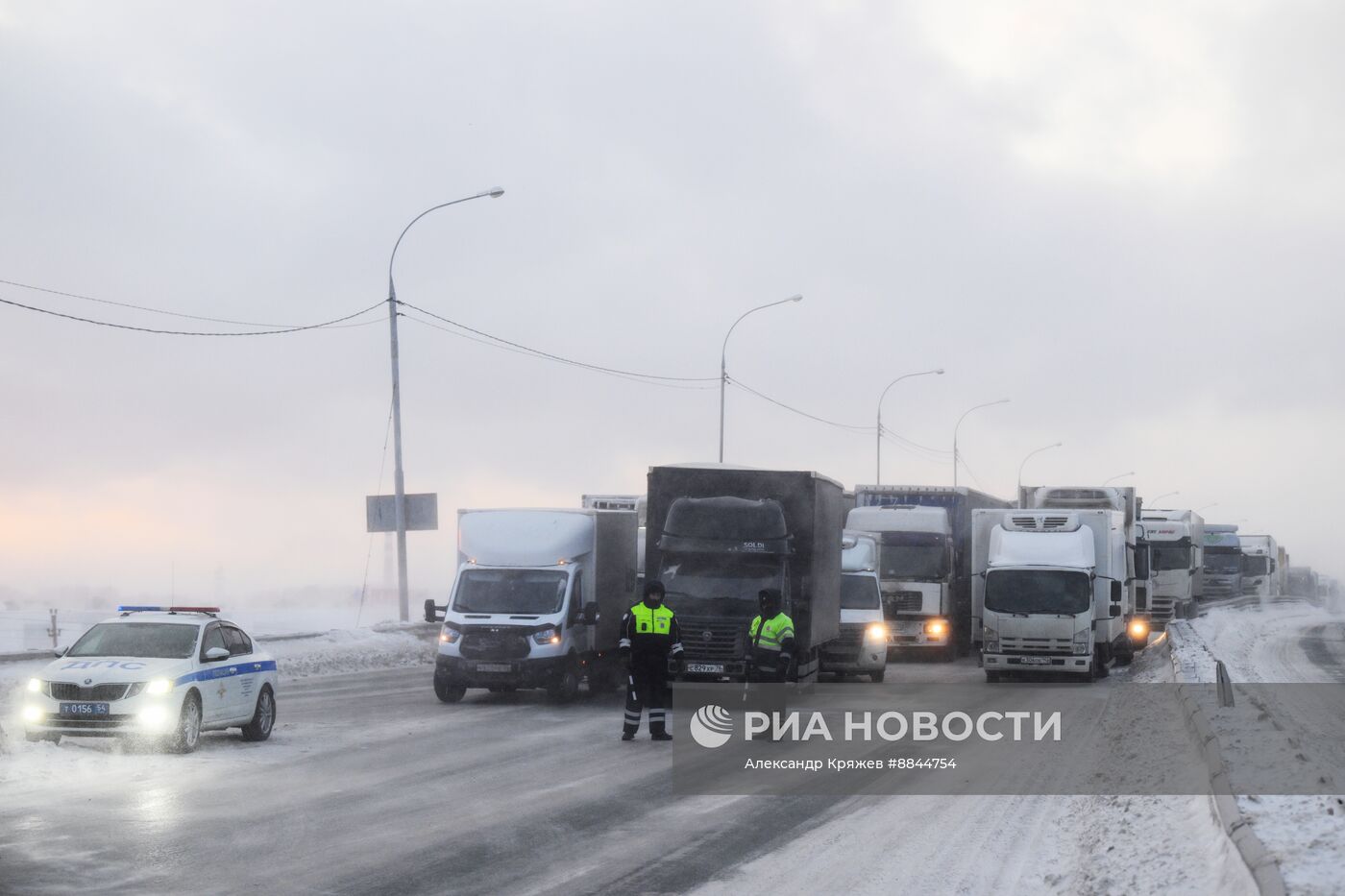 Метель в Новосибирске