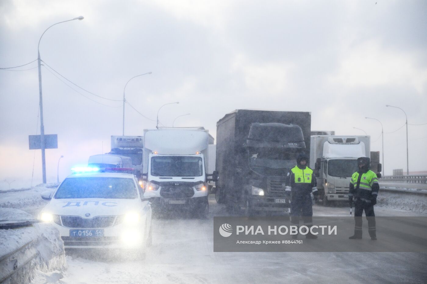 Метель в Новосибирске