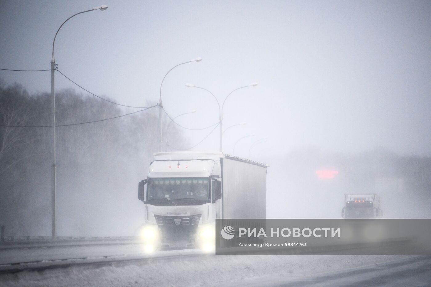 Метель в Новосибирске